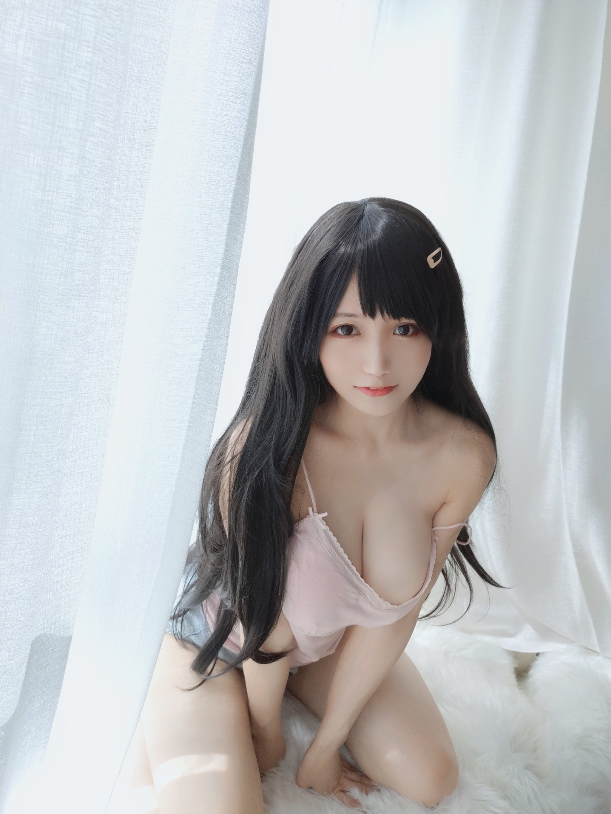 小仓千代w - NO.003 粉色吊带 [30P]-XikXak